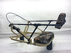 Shown configured for hunting toward the tree.